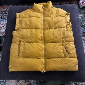 Free People Movement Yellow Puffer Vest size XS.